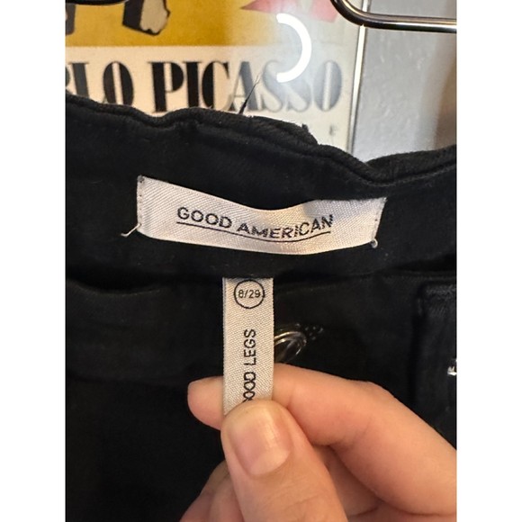 Good American Good Legs Black Skinny Jeans - Picture 2 of 9